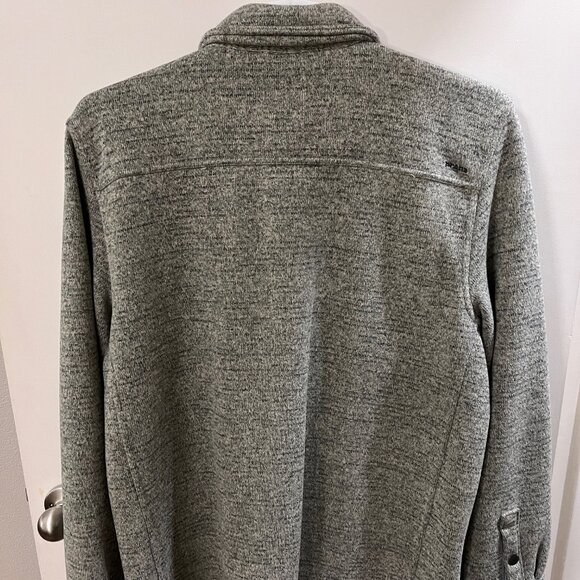 Prana Tri Thermal Threads Overshirt  / Grey Heather / Large - Picture 2 of 4